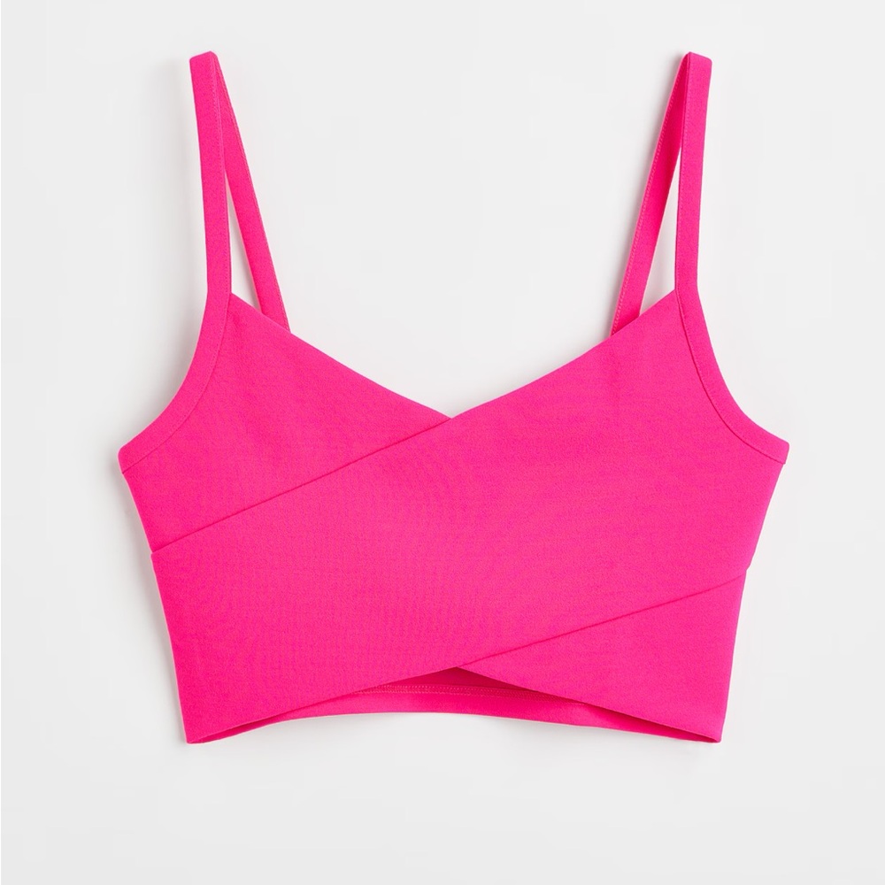 H&M Hot Pink Crop Top Size XL